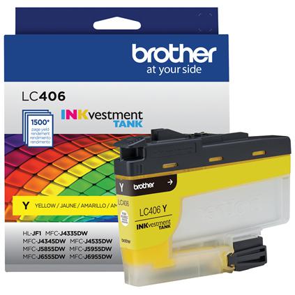 Brother LC406YS, Standard Yield, 1500 pages, 1 pc(s), Single pack