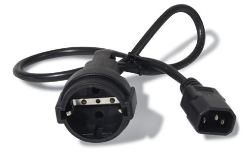 APC C14 - CEE 7/7 Schuko, 10A, 0.6m (AP9880)