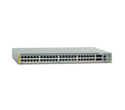 Allied Telesis Managed, 48 x 10/100/1000T RJ-45, 4 x SFP+ 10G, Stackable