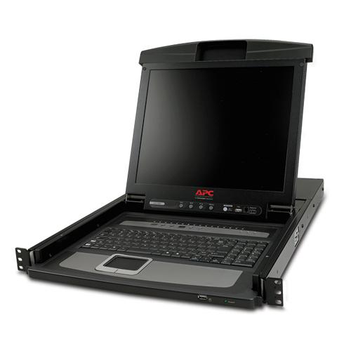 APC Console LCD rack 17" - Commutateur KVM analogique 16 ports intégré (AP5816)