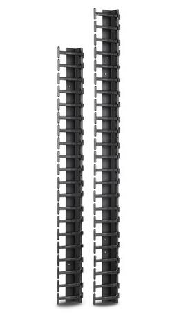 APC AR7722, Support de câble droit, Noir