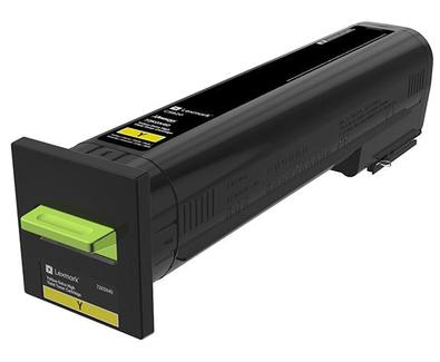 Lexmark 22K Yellow Toner Cartridge (CS820) (72K0X40)