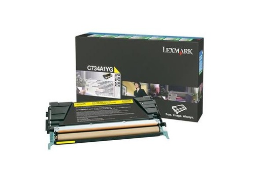 Lexmark C734A1YG, 6000 pages, Yellow, 1 pc(s)