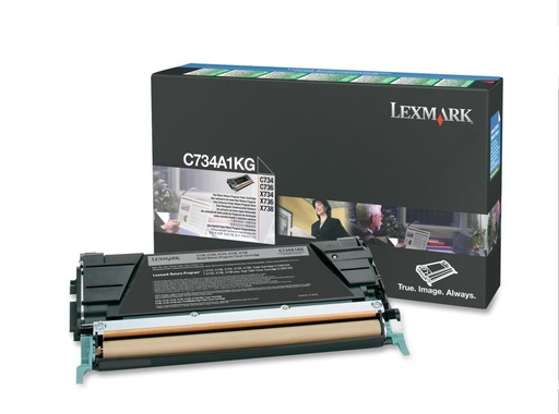 Lexmark C734A1KG, 8000 pages, Black, 1 pc(s)