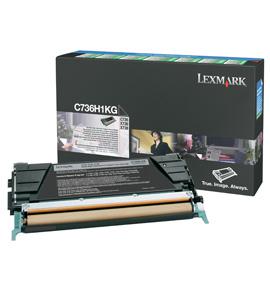 Lexmark C736H1KG, 12000 pages, Black, 1 pc(s)