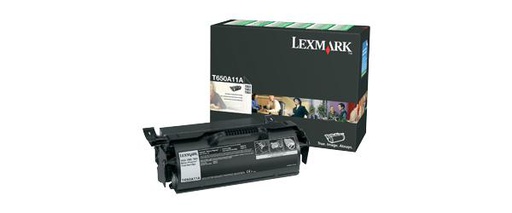 Cartouche d'impression du programme de retour Lexmark T65x cartouche de toner