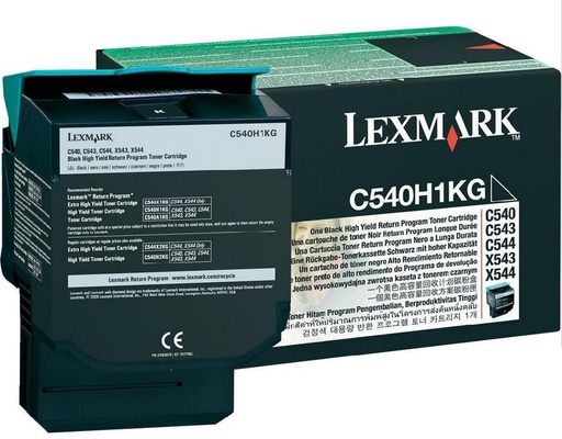Lexmark C540H1KG, 2500 pages, Black, 1 pc(s)