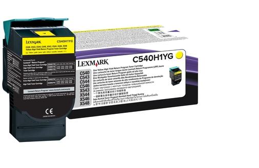 Lexmark C540H1YG, 2000 pages, Yellow, 1 pc(s)