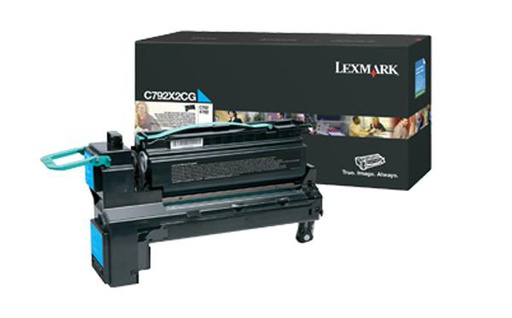 Lexmark C792, 20000 pages, Cyan, 1 pc(s) (C792X2CG)