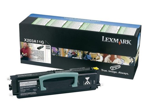 Lexmark X203A11G, 2500 pages, Black, 1 pc(s)