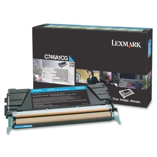 Lexmark C746A1CG, 7000 pages, Cyan, 1 pc(s)