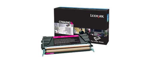 Lexmark C746, C748 Magenta Toner Cartridge (C746A2MG)