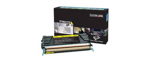 Lexmark X746A1YG - Jaune, 7000 Pages, Noir