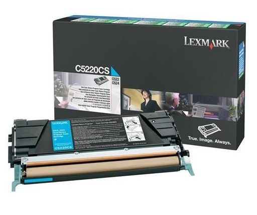 Lexmark C5220CS, 3000 pages, Cyan, 1 pc(s)