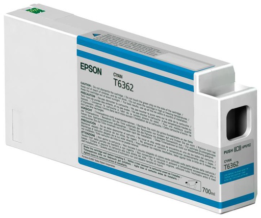 Epson Singlepack Cyan T636200 UltraChrome HDR 700 ml