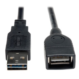[5161170] Tripp Lite UR024-001, 0,3 m, USB A, USB A, USB 2.0, Mâle/Femelle, Noir