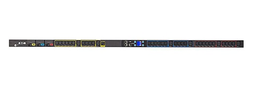 Eaton EMI100-10, Monitored, 38U-A, Vertical, Black, LCD, 24 AC outlet(s)