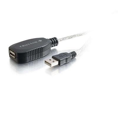 C2G 12m USB 2.0 A Male to A Female Active Extension Cable, black (39000)