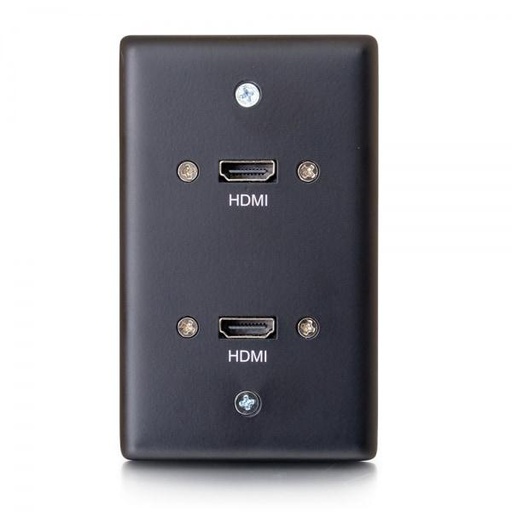 C2G 2xHDMI, 70x115mm, 126g, Black (39879)