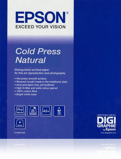 Epson Pap Cold Press Natural 44" (1.118x15.2m) 305g (S042305)