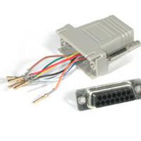 C2G Adaptateur Modulaire RJ45/DB15F Gris (02925)