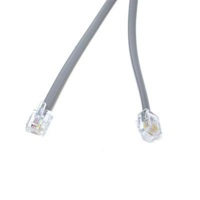 C2G 25ft RJ11 6p4c Modular Cable Straight (02973)