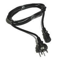 C2G 2.5m European 14 AWG Power Cord Black, 2,5 m (03138)
