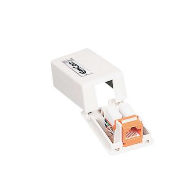 C2G Keystone Jack Surface Mount Box 1-Port White (03831)