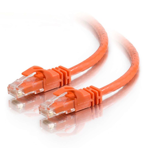 C2G 2ft.(0.61m), Cat6, Snagless Patch Cable, Orange (04016)