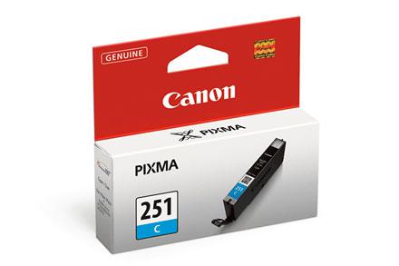 Canon Réservoir d'encre cyan CLI-251C (6514B001)