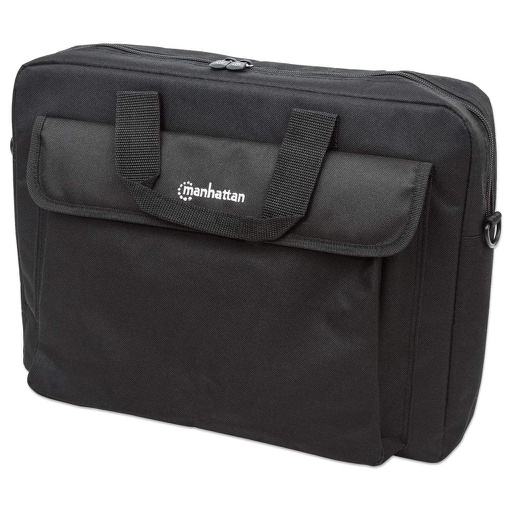 Manhattan London Laptop Bag 15.6", Top Loader, Black (438889)