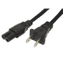 C2G Non-polarized Power Cord, Black 6ft, 1,83 m (27398)