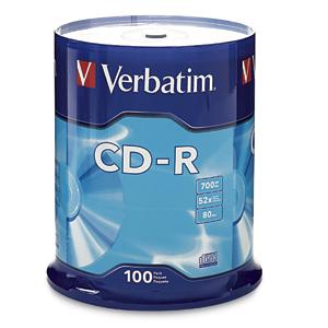 Verbatim Standard 120mm CD-R Media