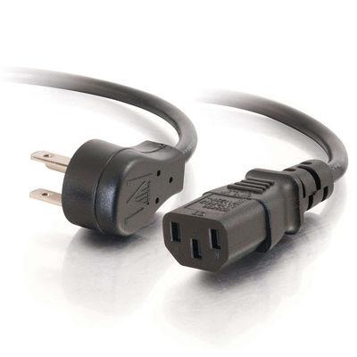 C2G NEMA 5-15P - IEC320C13, 0.46 m, 125 V, 10 A (27900)