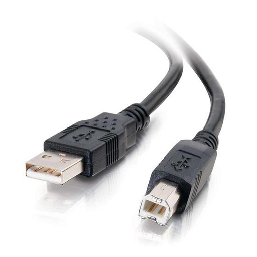 C2G Câble USB 2.0 A/B de 1 m - Noir (28101)