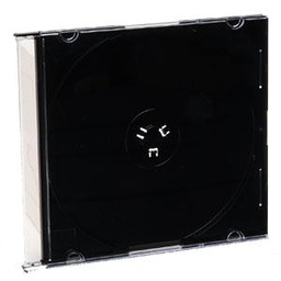 [9083651] Verbatim CD/DVD Black Slim Storage Cases 200pk (94868)