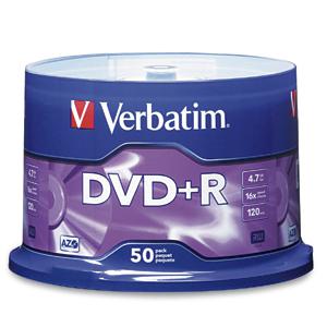 Support DVD+R 16x Verbatim