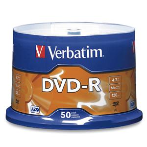 Support DVD-R 16x Verbatim