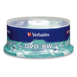 [1350490] Verbatim DVD-RW 4,7 Go 2x broche de 30 unités de marque (95179)