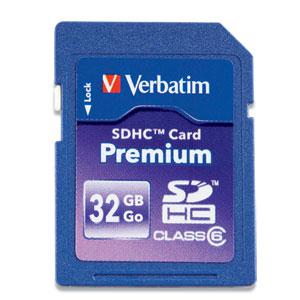 Verbatim Carte SDHC Premium™ 32 Go (96871)