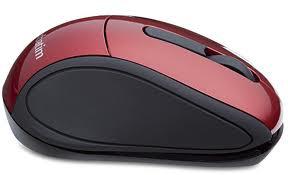 Verbatim Mini souris de voyage sans fil, USB 2.0, rouge (97540)