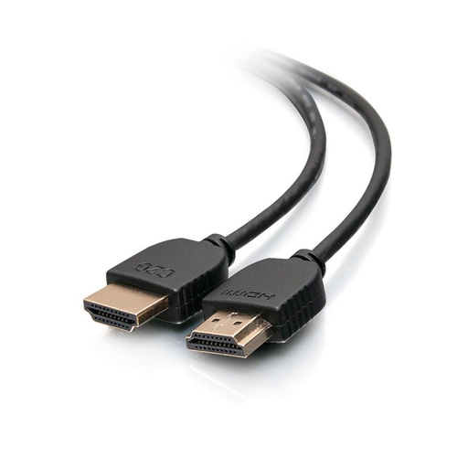 C2G Câble HDMI haut débit flexible avec connecteurs discrets, 1,8 m - 4K 60 Hz