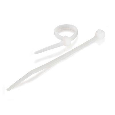 C2G 7.75in Releasable/Reusable Cable Ties - White 50pk (43044)