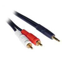 C2G 6ft Velocity™ 3.5mm Stereo M / Dual RCA M Y-Cable (40614)