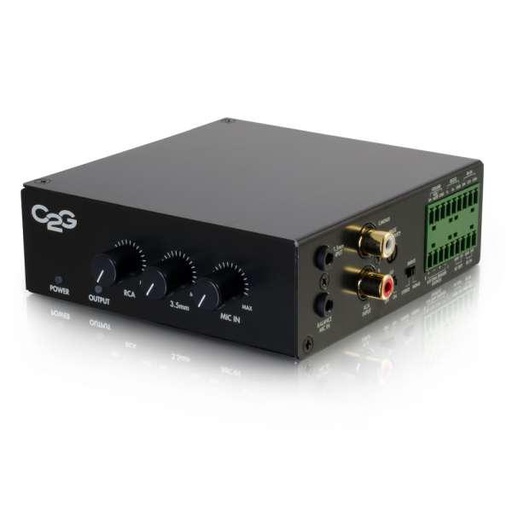 C2G 40880, 50 W, D, 0,05%, 80 dB, 316 mV, 20 - 20000 Hz