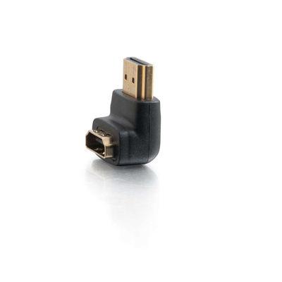 C2G HDMI M/F, 90°, HDMI, HDMI, Black (40999)