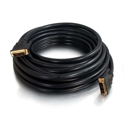 C2G Câble vidéo numérique à liaison unique DVI-D CL2, M/M, 15 pieds (41232)