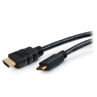 C2G HDMI Male to HDMI Mini Male, 2m, Black (40307)