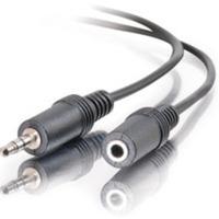 C2G Câble d'extension audio stéréo 3,5 mm M/F de 6 pieds (40407)