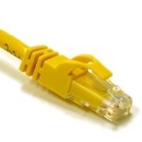 C2G 1ft Cat6 550MHz Snagless Patch Cable Yellow (27190)